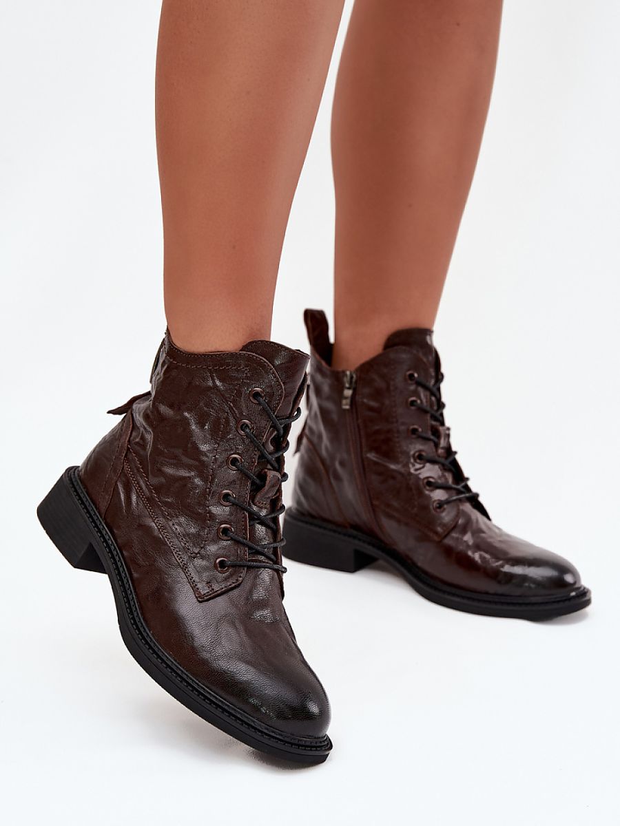 Stiefeletten Damen Artiker 218716 – Braun, Echtleder