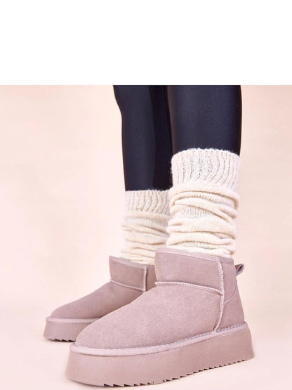 Schneestiefel Damen Gemre Armona 222366 – Grau, Echtveloursleder
