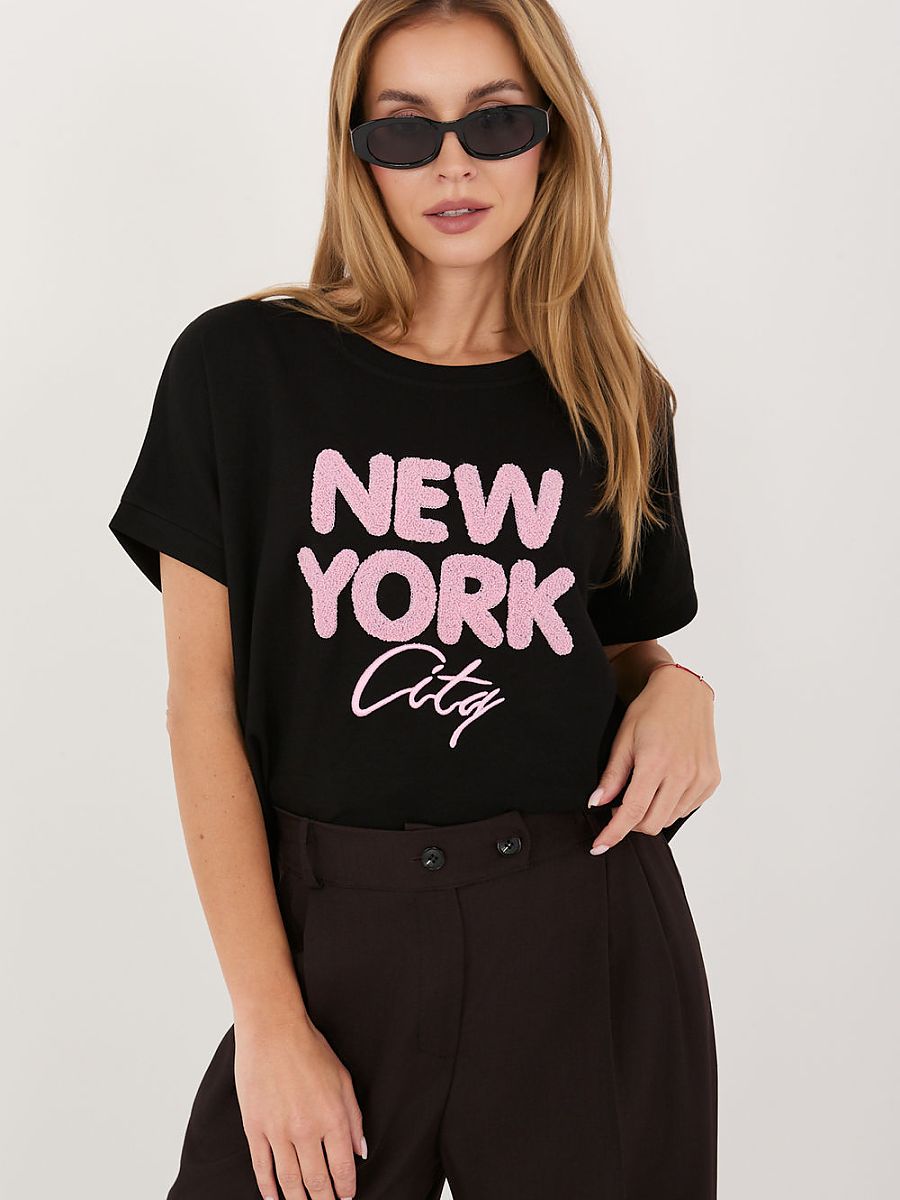 Blusenmodell 227701 Rue Paris – Alltagsbluse mit Stickdetail