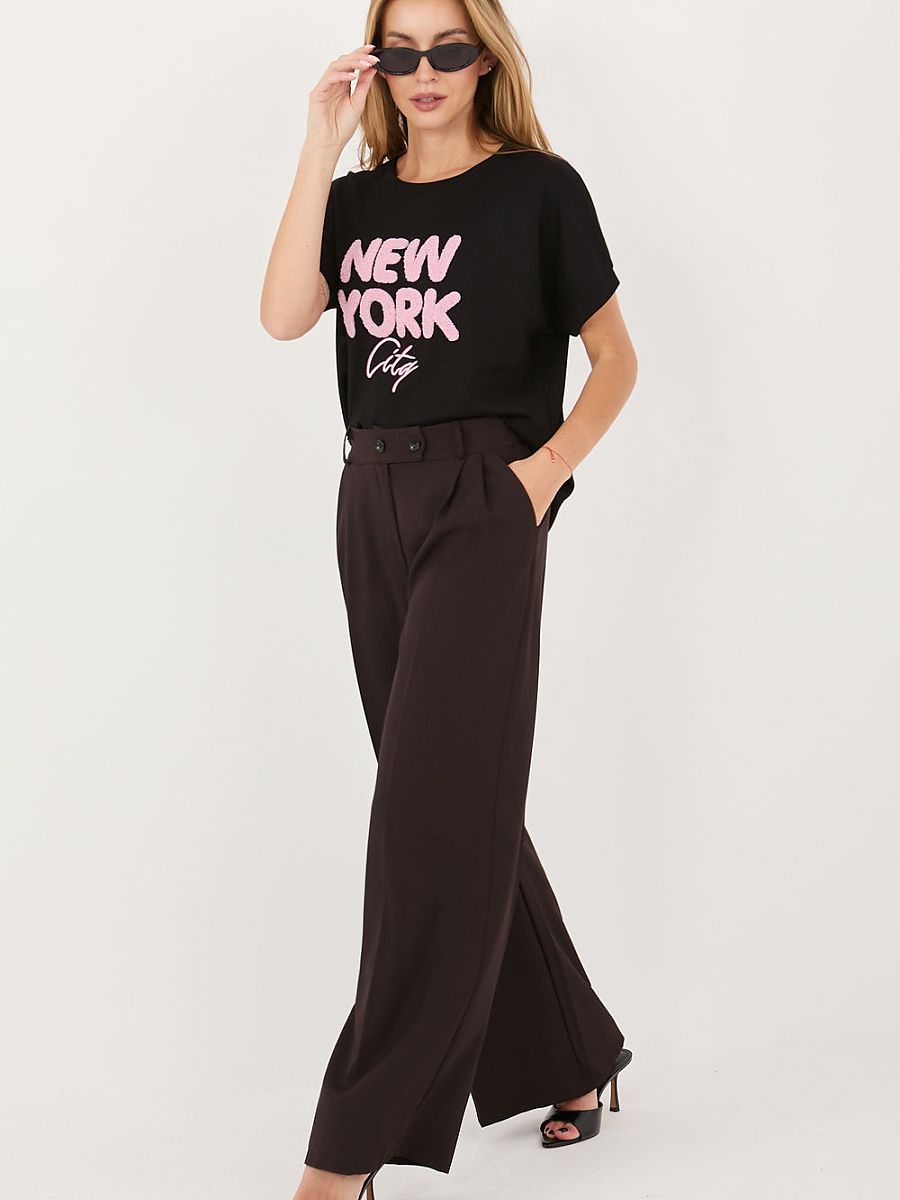 Blusenmodell 227701 Rue Paris – Alltagsbluse mit Stickdetail