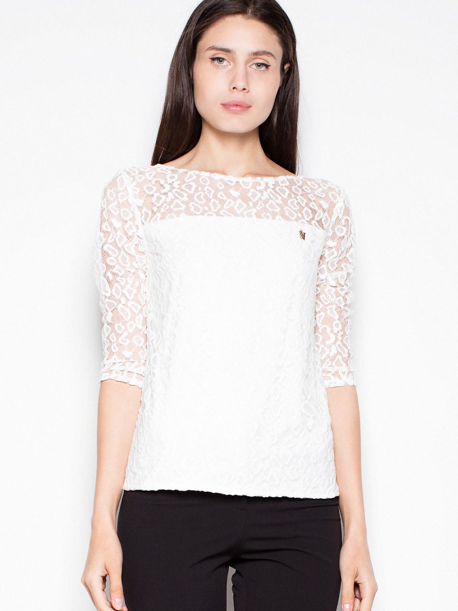 Blusenmodell 77526 Venaton – Elegante 3/4-Arm-Bluse