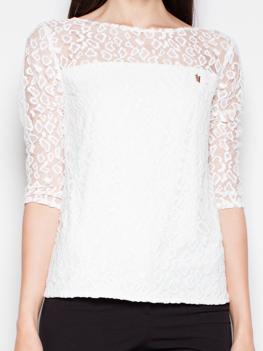 Blusenmodell 77526 Venaton – Elegante 3/4-Arm-Bluse