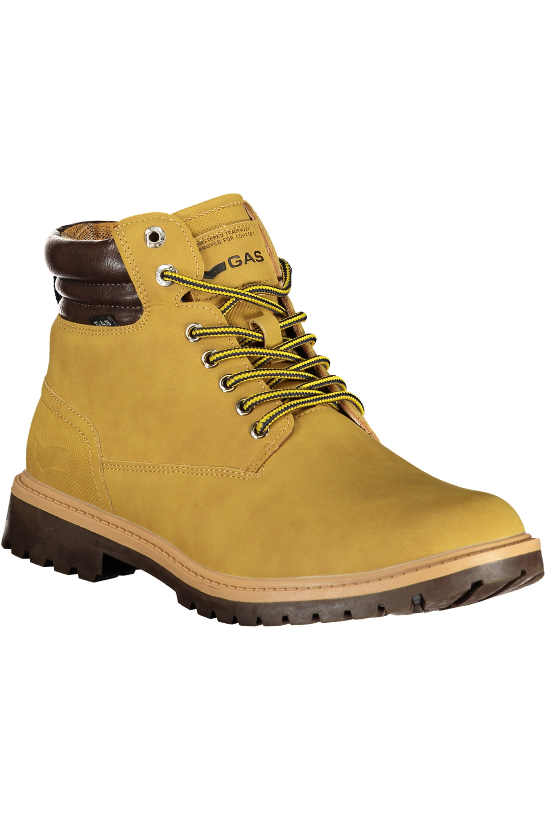 GAS Footwear Herren-Stiefelette Jonathan NBX – Beige Schnürstiefel mit herausnehmbarem Fußbett