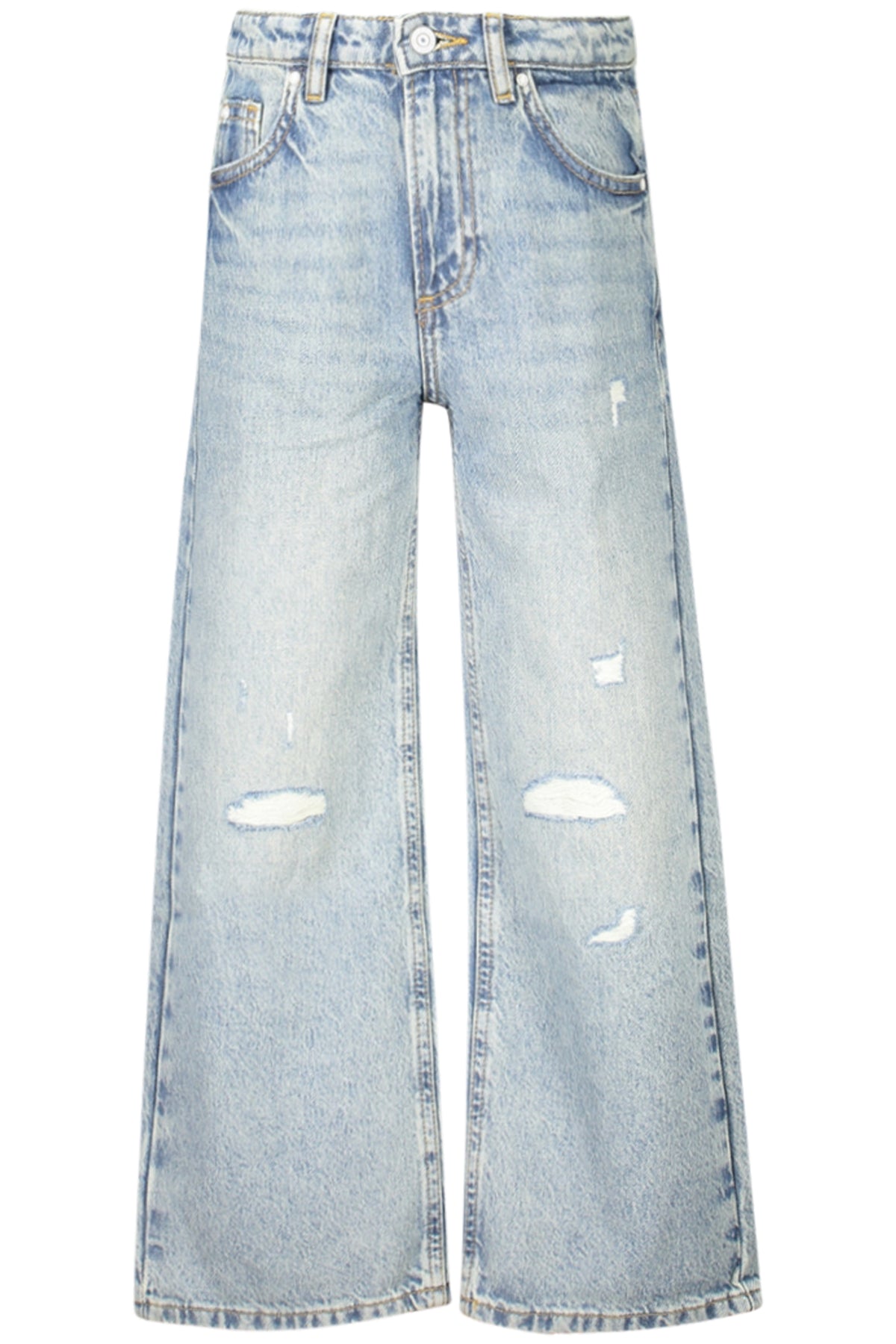 GUESS JEANS Mädchenjeans in Hellblau im 90er-Jahre-Schnitt
