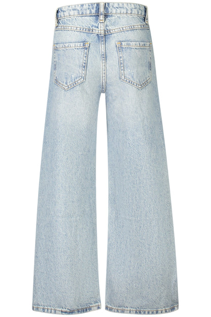 GUESS JEANS Mädchenjeans in Hellblau im 90er-Jahre-Schnitt