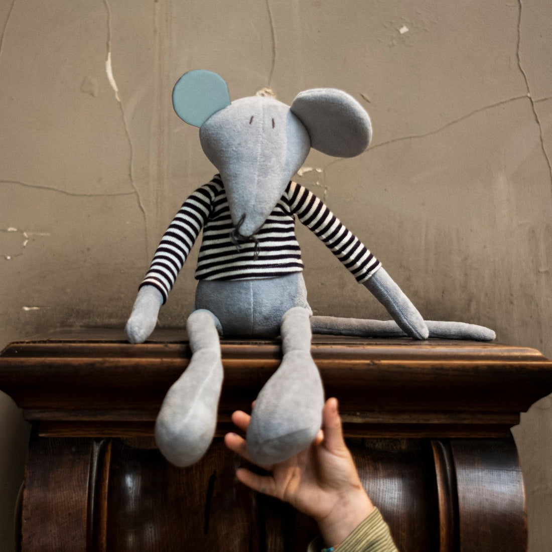 Hector le Rat – Ratte Kuscheltier Groß (L) von ADADA