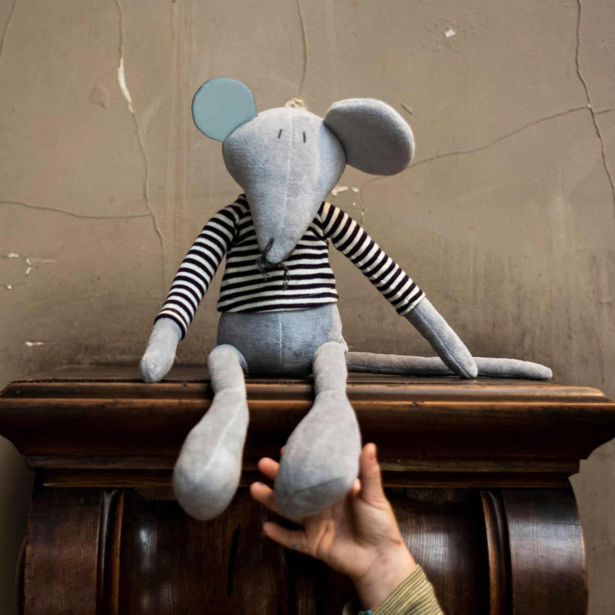Hector le Rat – Ratte Kuscheltier Groß (L) von ADADA