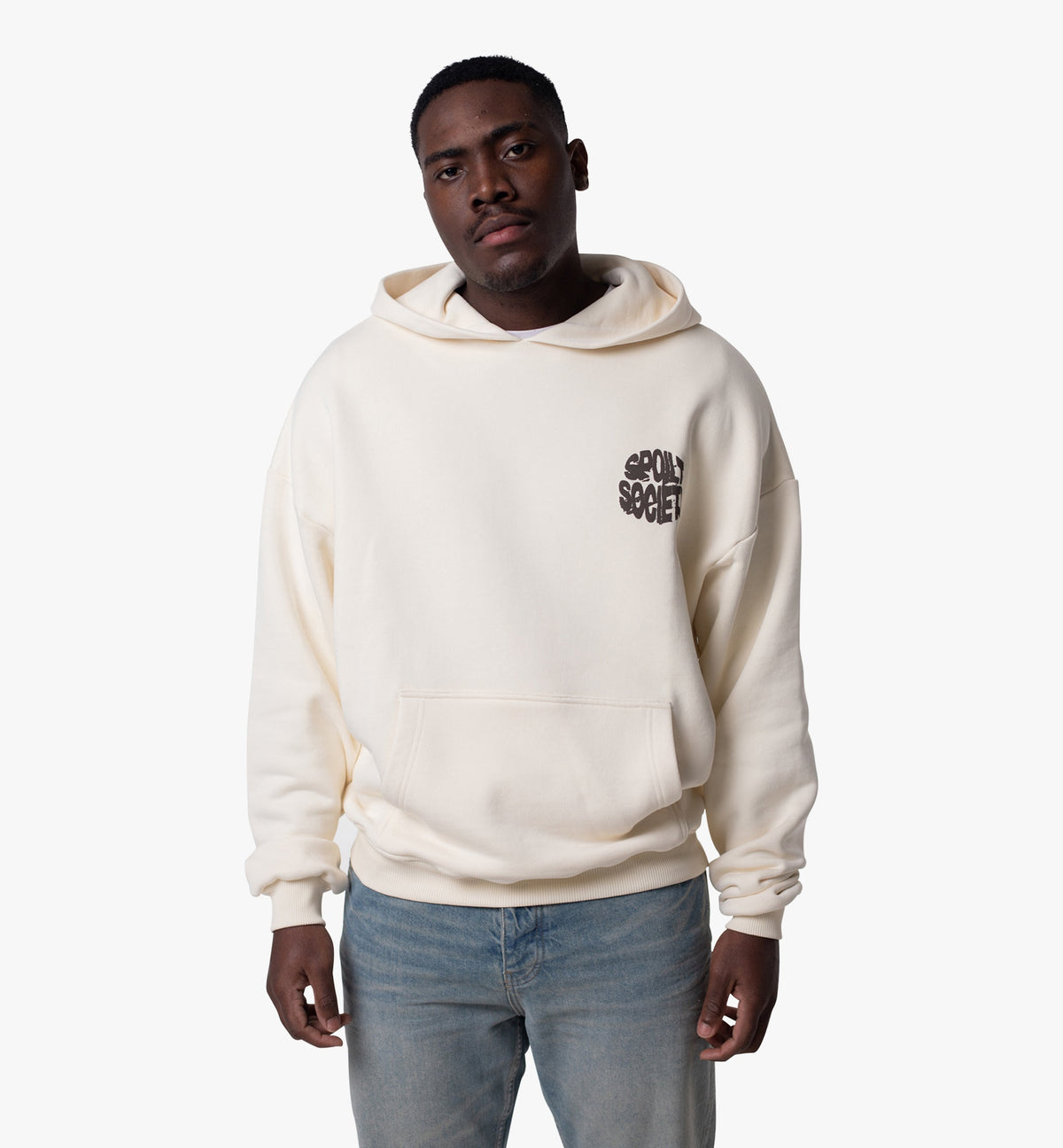 Spoilt Society Guilty (Schuldig) Oversize-Hoodie mit Rückenprint