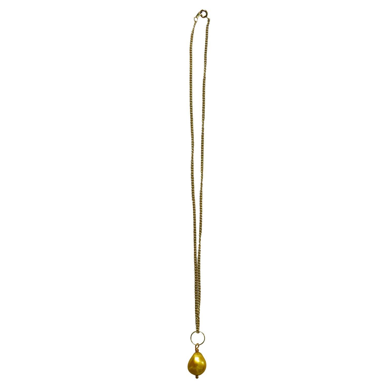 Süßwasserperlen-Halskette Gold – Handgemachte Glocken-Perle | Ifemi Jewels