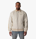 Jacke "Nox" von Spoilt Society – Two-Tone Beige mit veganen Lederdetails