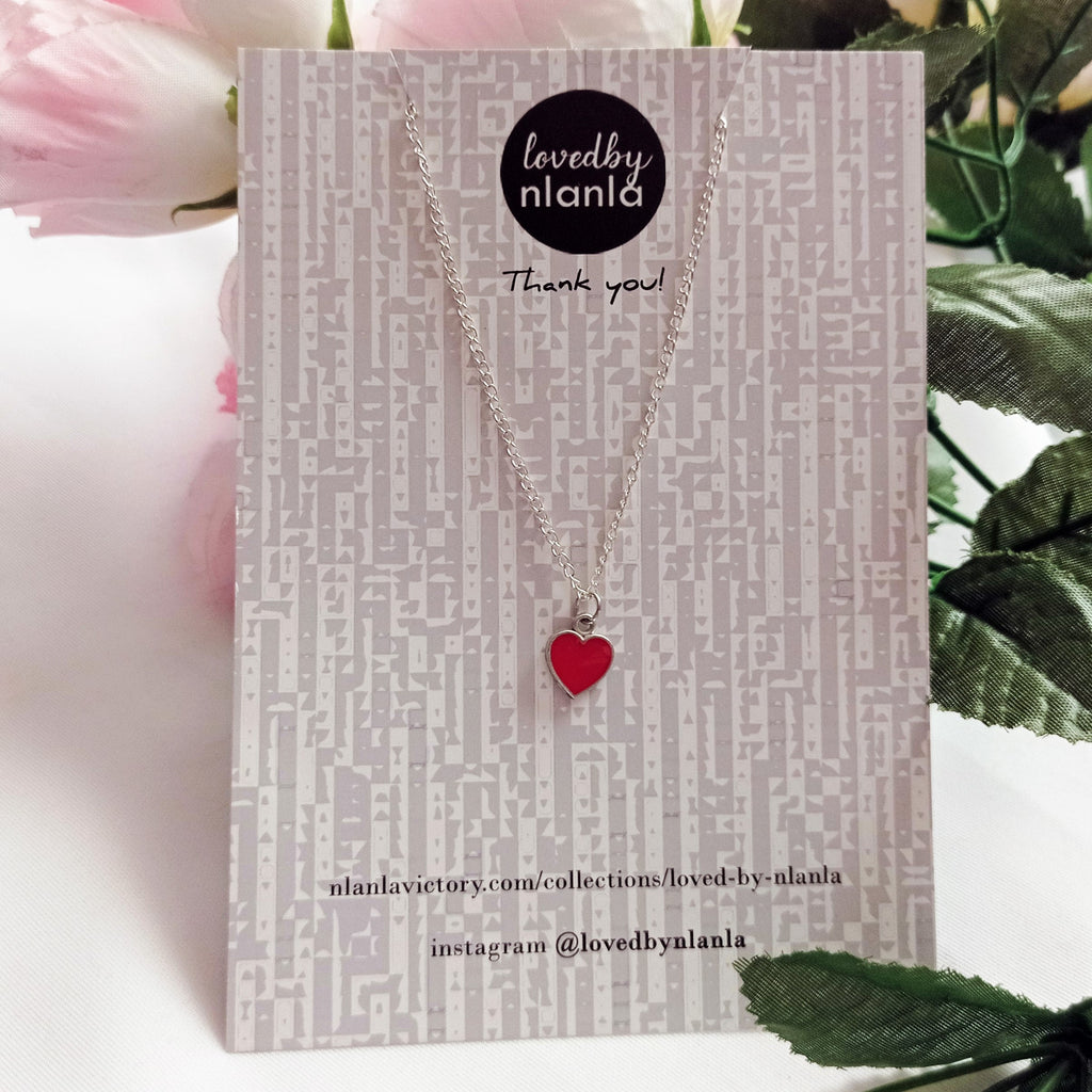 Rotes Herz Halskette – Queen of Hearts Collection | lovedbynlanla