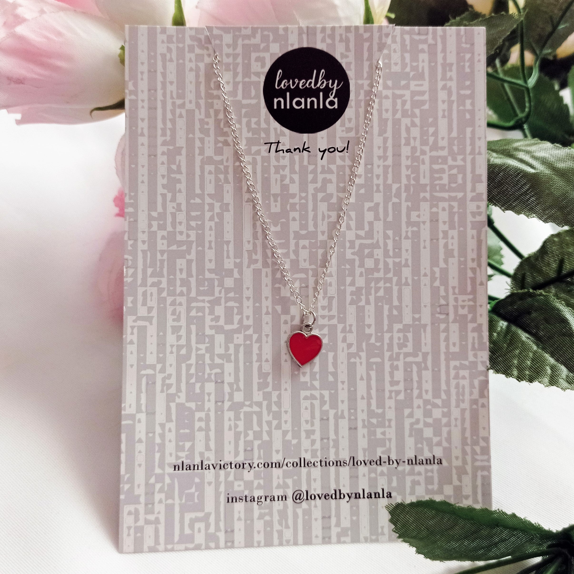 Rotes Herz Halskette – Queen of Hearts Collection | lovedbynlanla