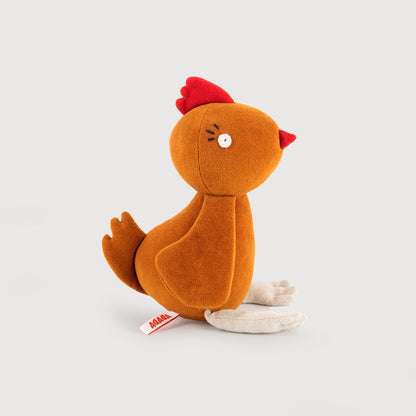 Marie la Poule – Huhn Kuscheltier von ADADA – Hergestellt in Frankreich