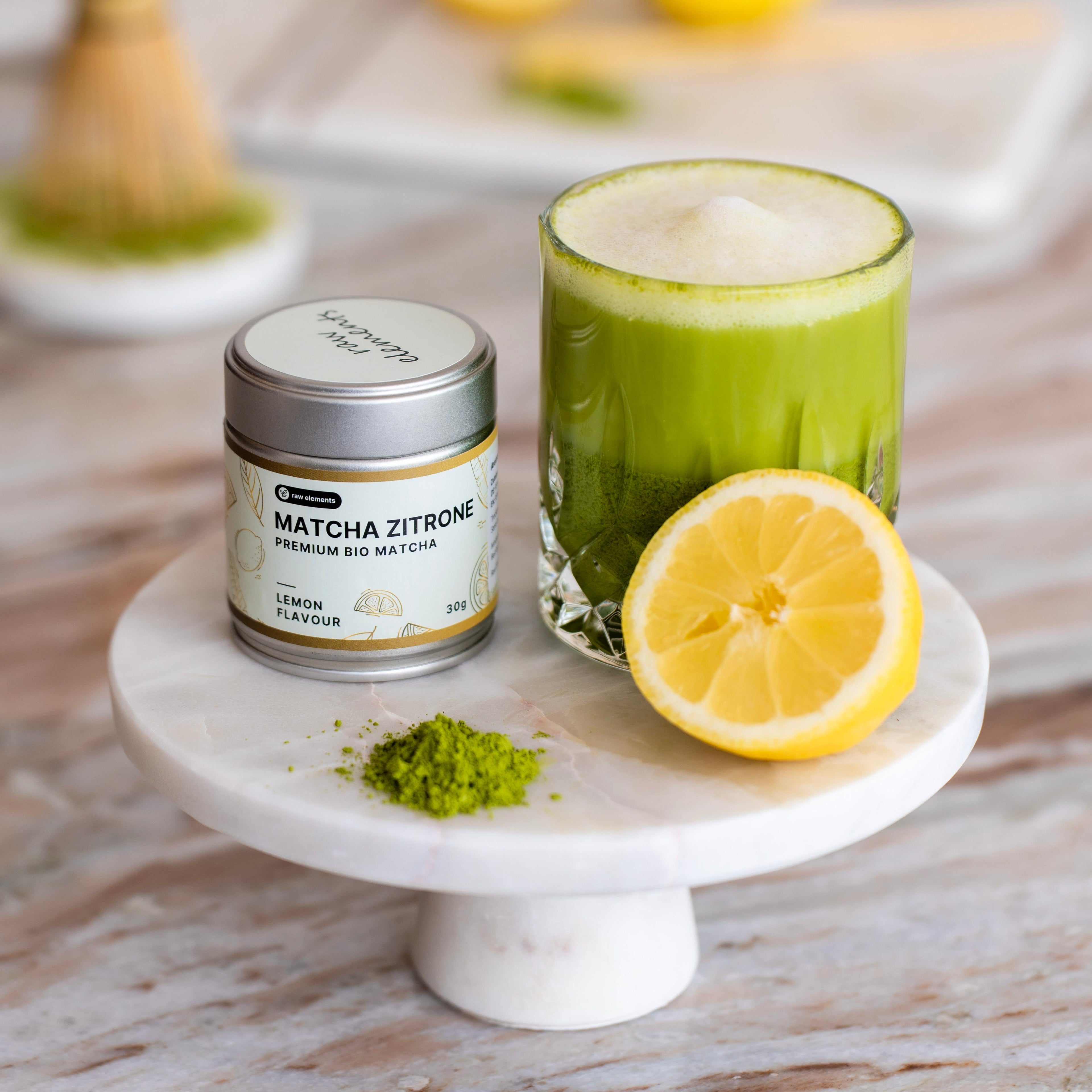 Matcha Zitrone