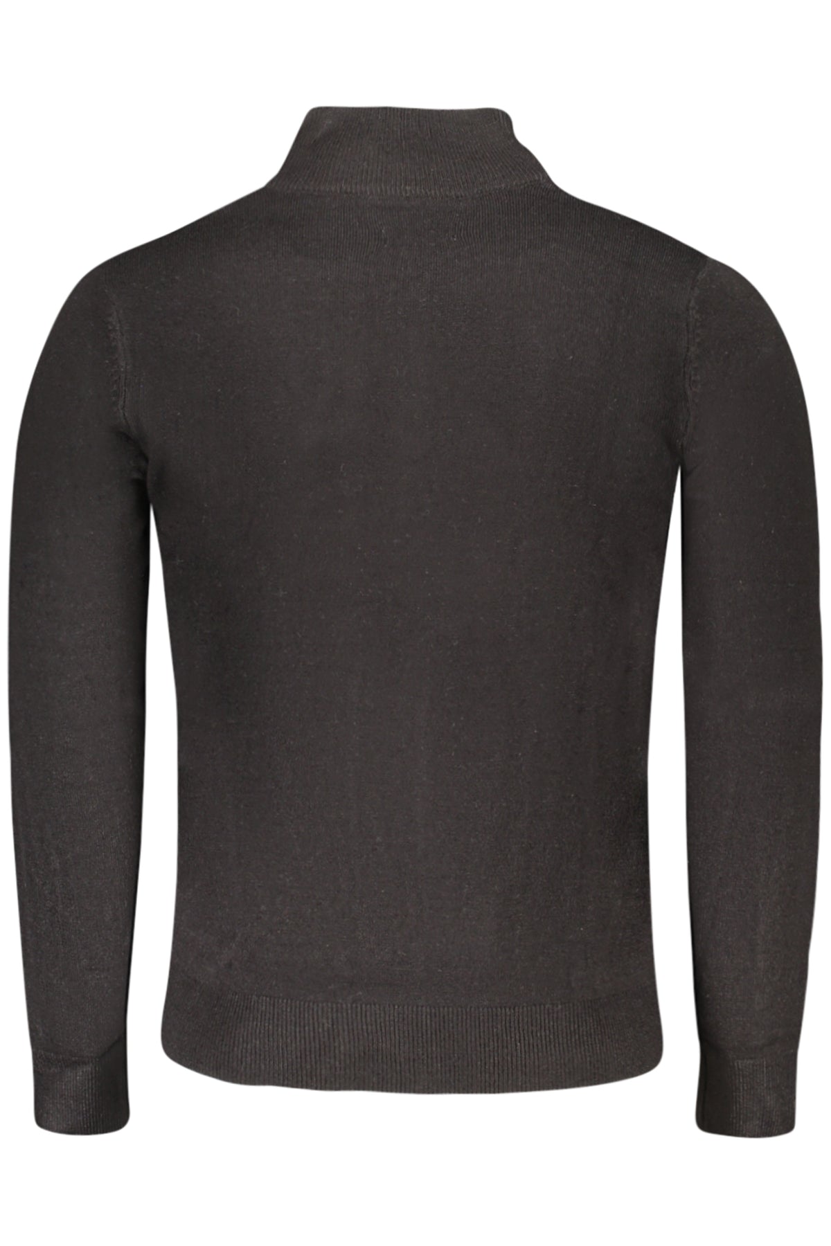 North Sails Herrenpullover in Schwarz mit halbem Reißverschluss