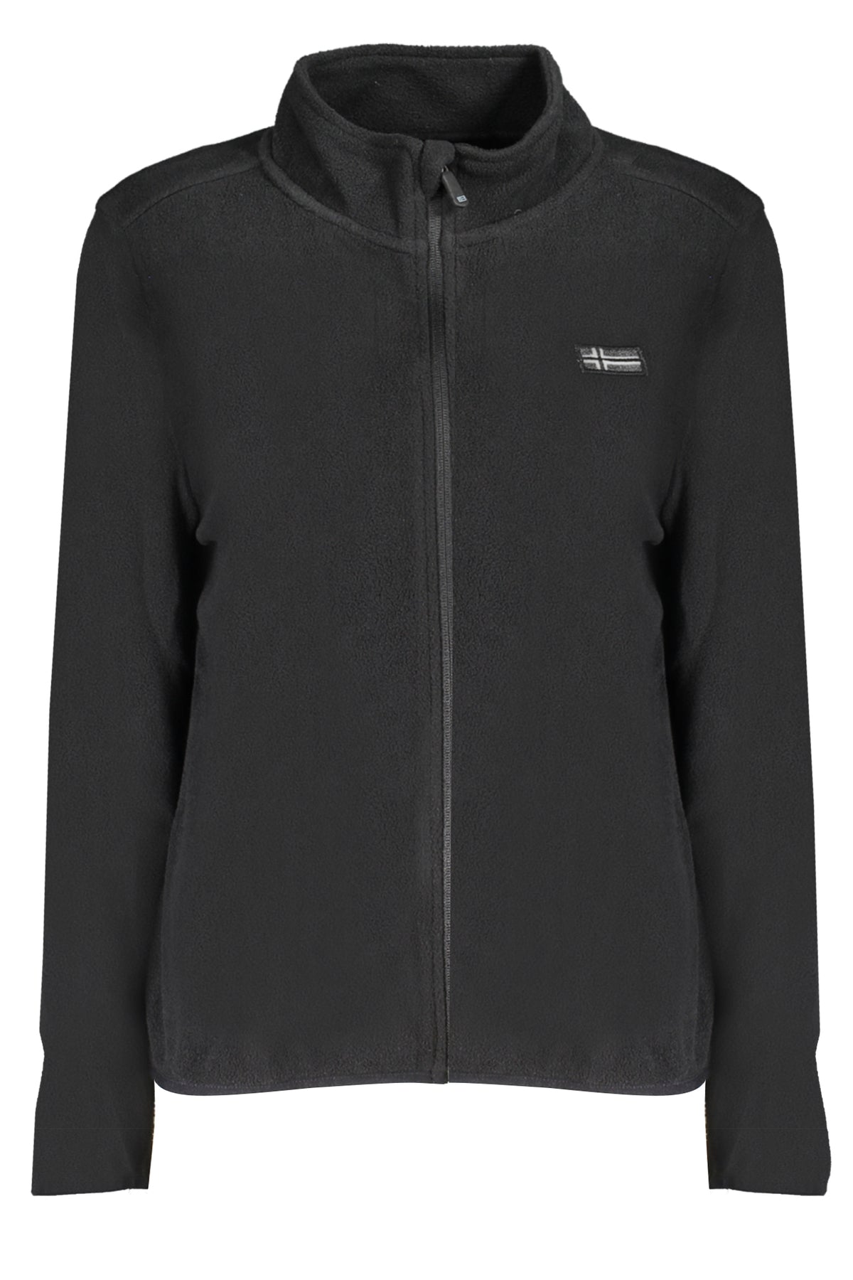 Norway 1963 Damen-Fleecejacke in Schwarz mit Reißverschluss