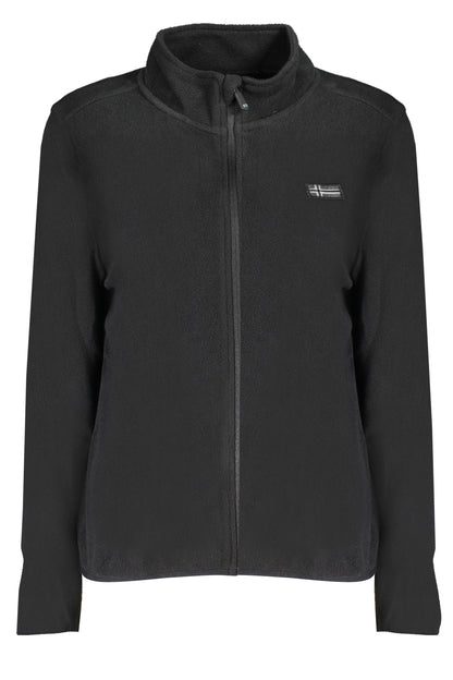 Norway 1963 Damen-Fleecejacke in Schwarz mit Reißverschluss