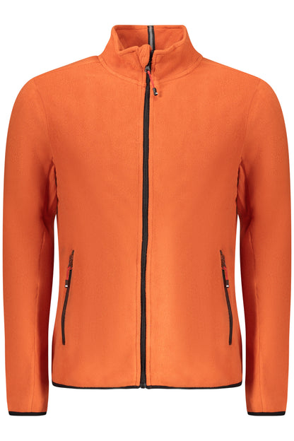 Norway 1963 Herren-Zip-up-Sweatshirt in Orange