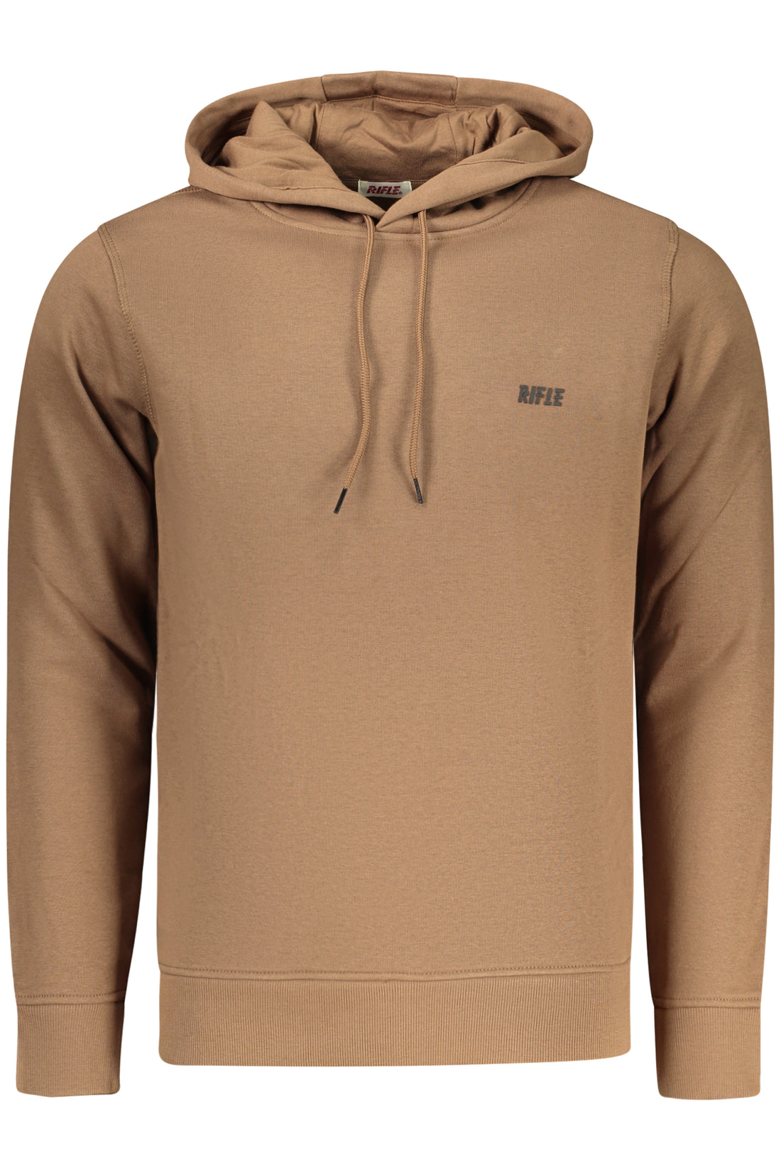 RIFLE Herren-Zip-up-Sweatshirt in Braun