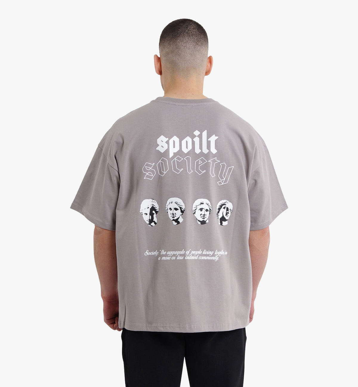 Spoilt Society T-Shirt Four Heads mit Rückenprint