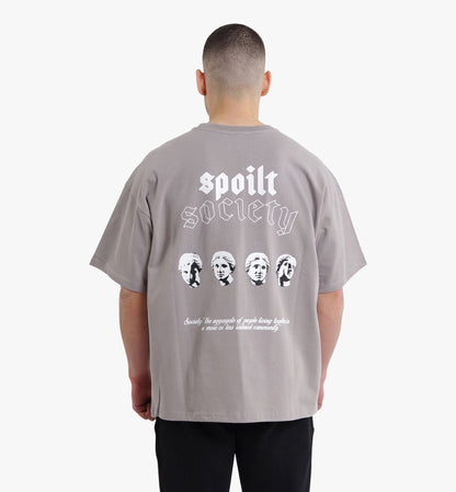 Spoilt Society T-Shirt Four Heads mit Rückenprint