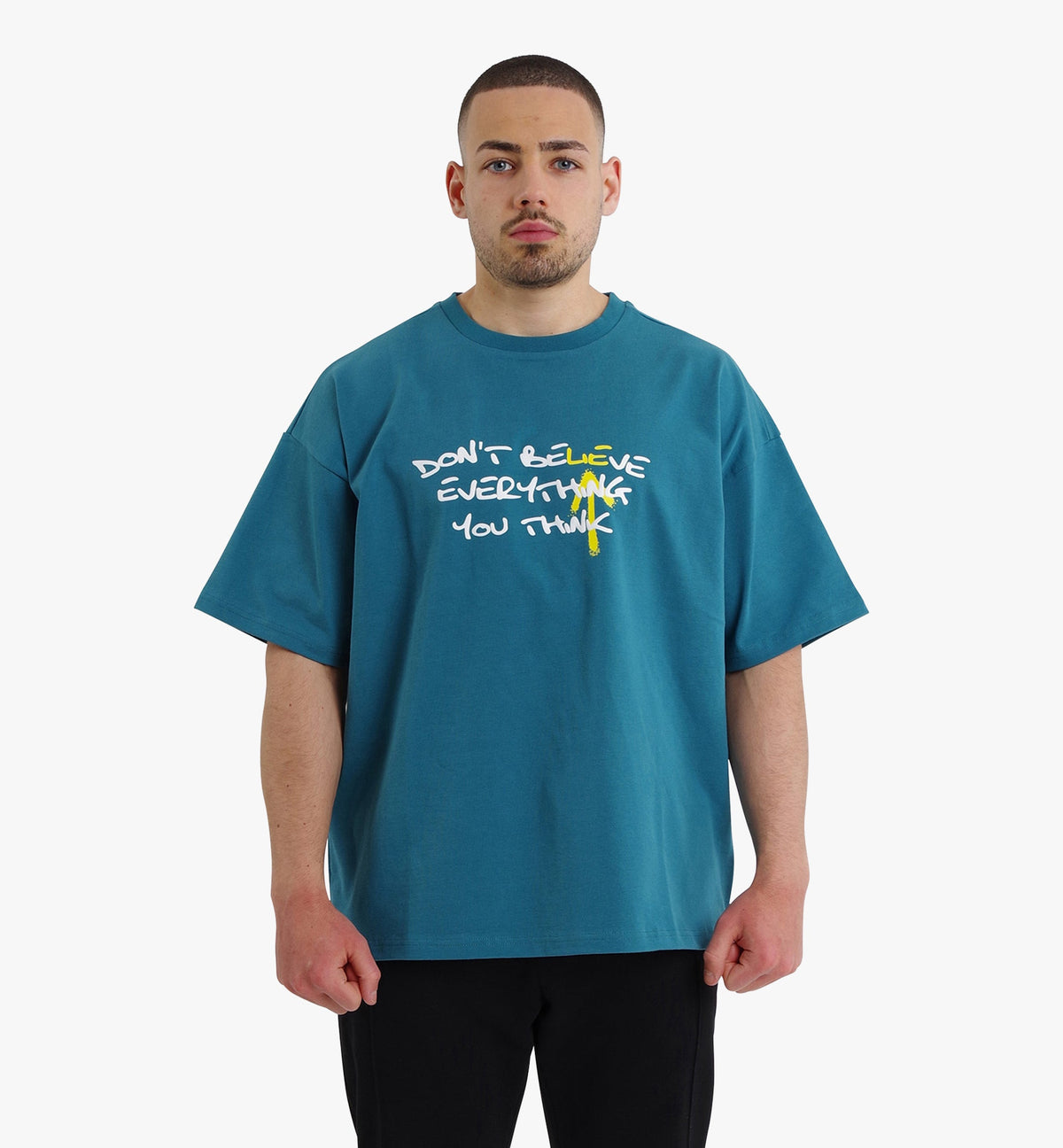 Spoilt Society T-Shirt „Motto“ mit Puffprint