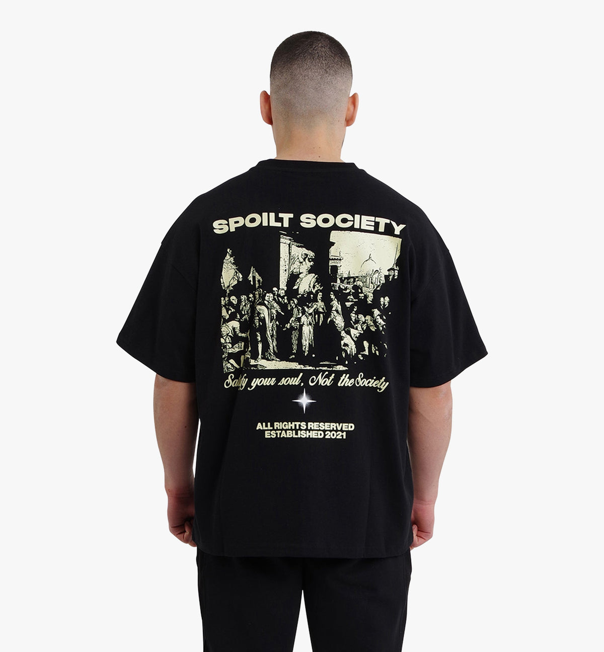 Spoilt Society Oversized T-Shirt „Souls“ mit Rückenprint