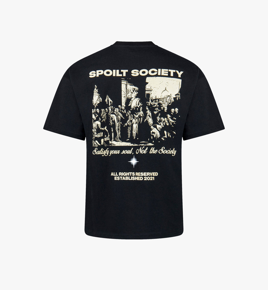 Spoilt Society Oversized T-Shirt „Souls“ mit Rückenprint