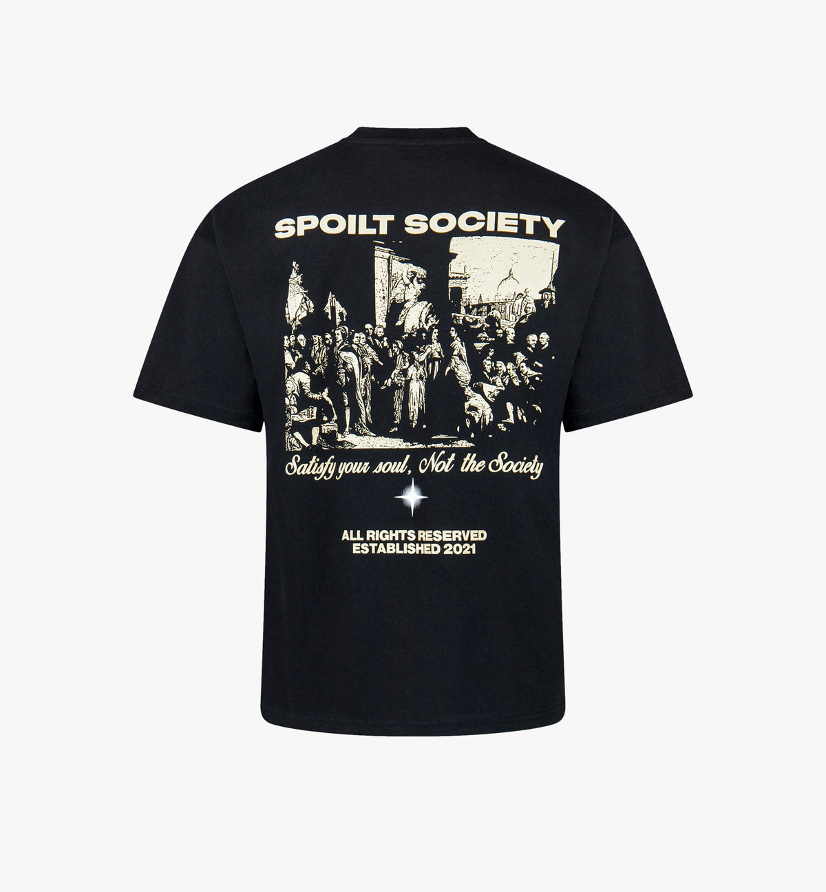 Spoilt Society Oversized T-Shirt „Souls“ mit Rückenprint