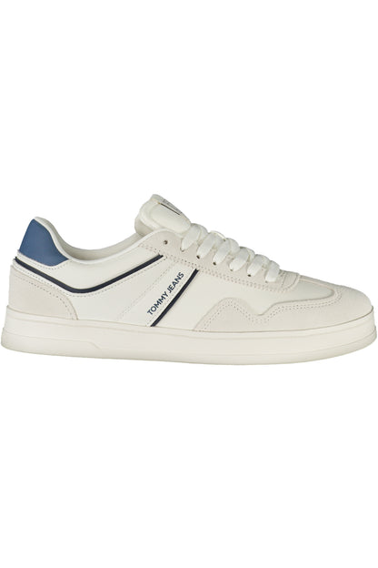 Tommy Hilfiger Herren Sneaker Weiß | Sportschuhe mit Schnürsenkeln &amp; herausnehmbarem Fußbett