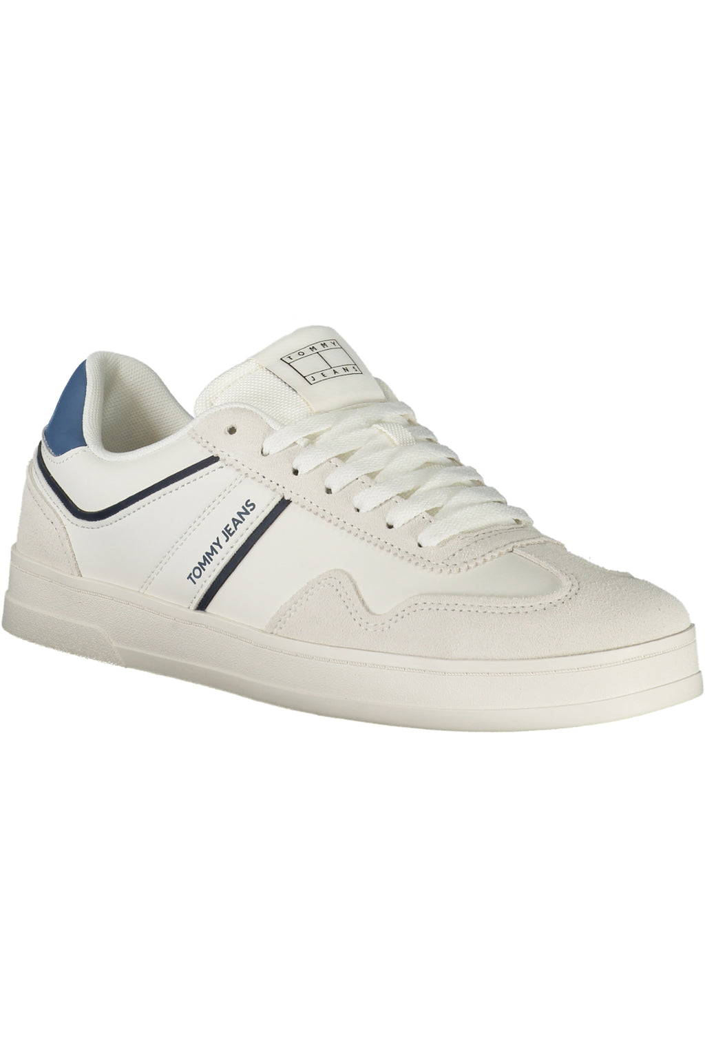 Tommy Hilfiger Herren Sneaker Weiß | Sportschuhe mit Schnürsenkeln & herausnehmbarem Fußbett
