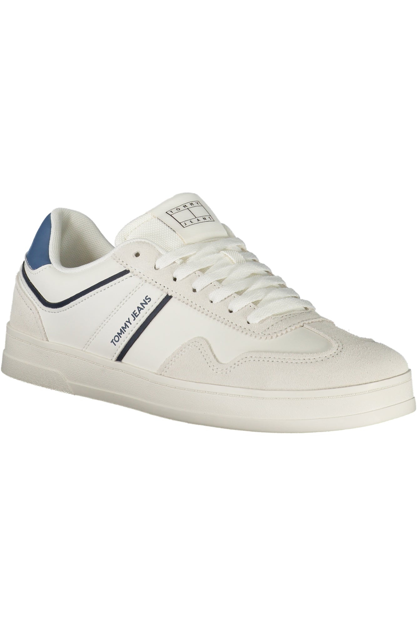 Tommy Hilfiger Herren Sneaker Weiß | Sportschuhe mit Schnürsenkeln & herausnehmbarem Fußbett