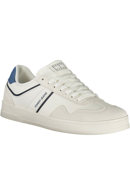 Tommy Hilfiger Herren Sneaker Weiß | Sportschuhe mit Schnürsenkeln &amp; herausnehmbarem Fußbett