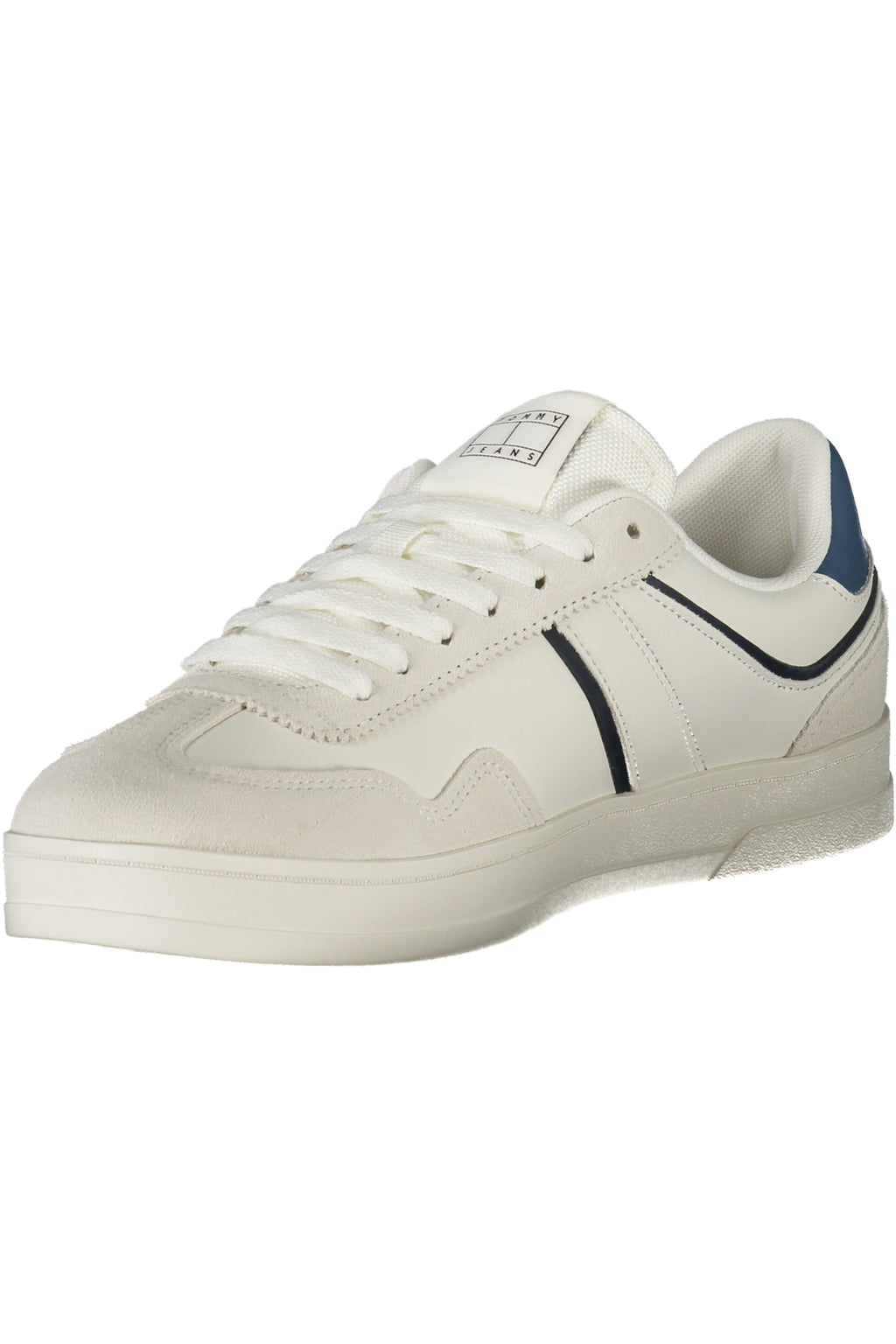 Tommy Hilfiger Herren Sneaker Weiß | Sportschuhe mit Schnürsenkeln & herausnehmbarem Fußbett