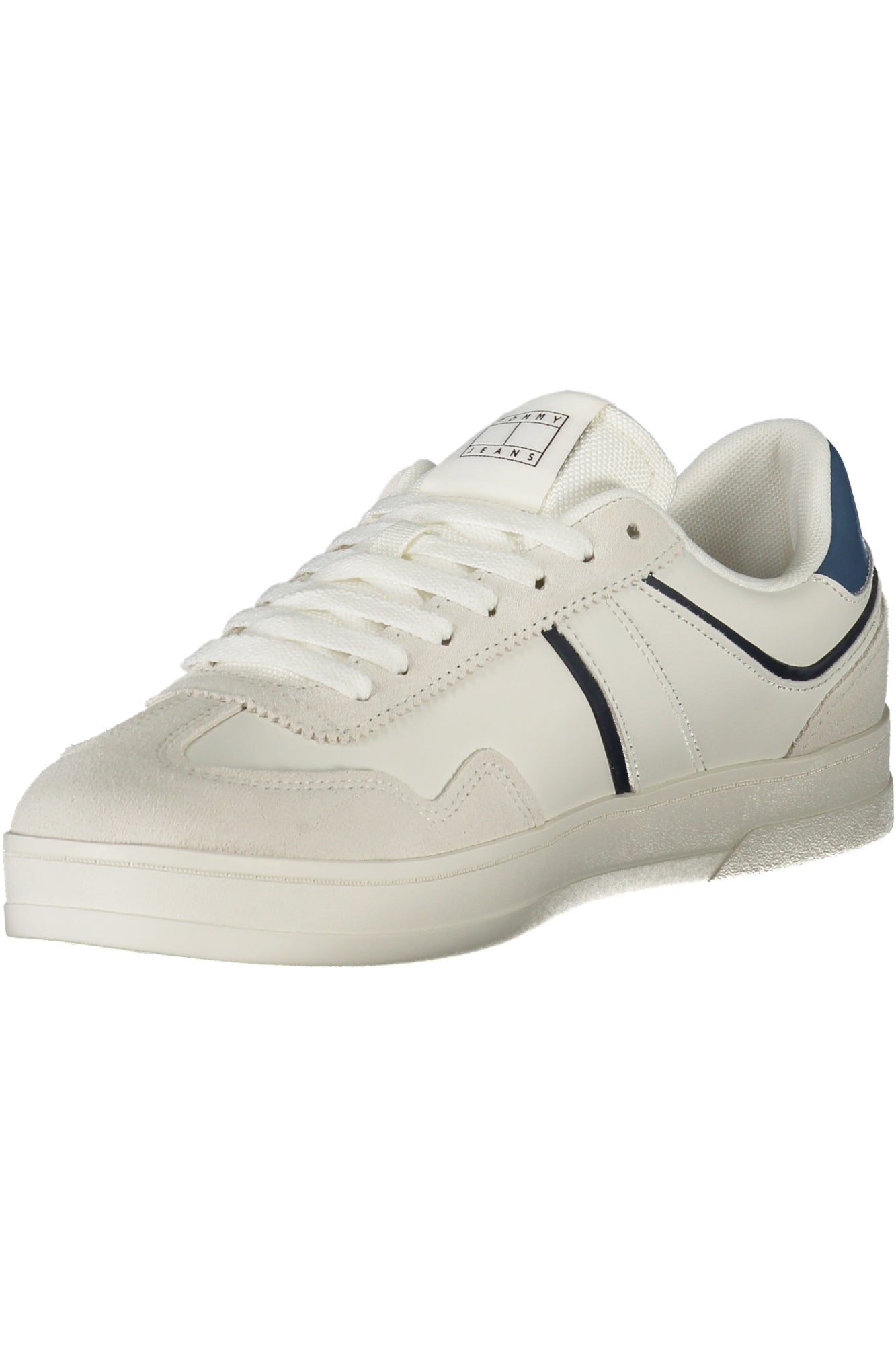 Tommy Hilfiger Herren Sneaker Weiß | Sportschuhe mit Schnürsenkeln & herausnehmbarem Fußbett