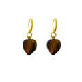 Tigerauge Gelbgold Ohrringe – „Wärme + Seele“ | nlanlaVictory BLOOM Collection