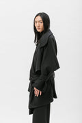 ALEX Oversized Trenchcoat Schwarz | Recyceltes Material | Zero-Waste | ZEROBARRACENTO