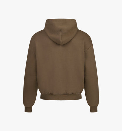 Spoilt Society Sign Zip-Hoodie aus Baumwolle mit Chenille-Stickerei